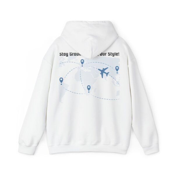 Front/Back Rise Above the Earth Hoodie, Unisex Heavy Blend Sweatshirt, Comfortable Casual Wear, Perfect Gift